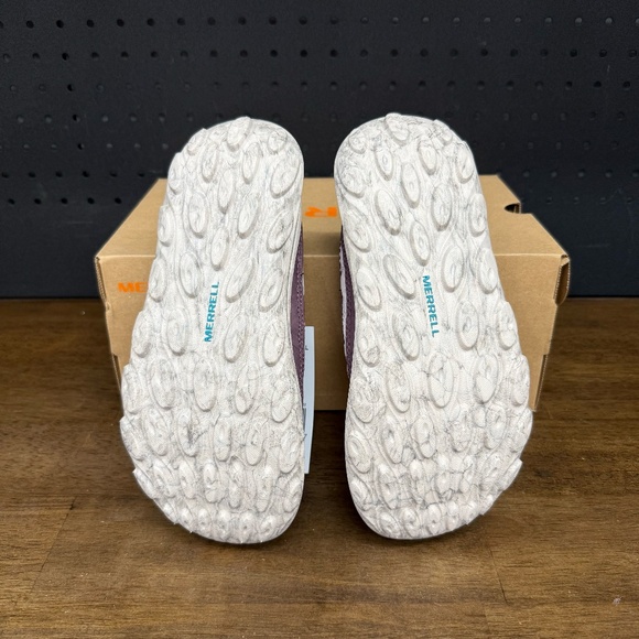 New W/ Box! Women's Merrell HUT MOC 2 Iris Teal Slip On Outdoor Sneakers Size 6 - Picture 5 of 6